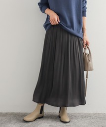 URBAN RESEARCH DOORS | マットサテンギャザースカート(スカート)