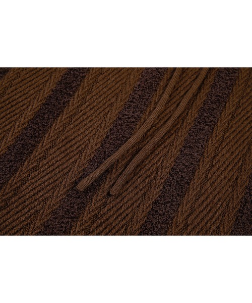 tageechita（タジチタ）の「【tageechita】フード付きフリンジニットワンピース（ワンピース・レディース・オフホワイト/ブラウン・L/M/S）」の19枚目の写真