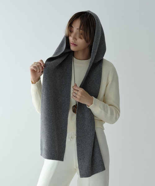 フーディーマフラー（マフラー）｜Mia （ミア）のファッション通販