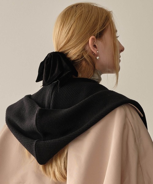 フーディーマフラー（マフラー）｜Mia （ミア）のファッション通販