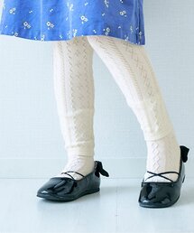 apres les cours | お花ケーブルソックス&レギンスセット(タイツ/ストッキング)