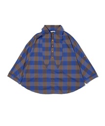 F/CE.  | F/CE. DOTAIR CHECK SMOCK BLOUSE / エフシーイー ドットエア チェック スモック ブラウス(シャツ/ブラウス)