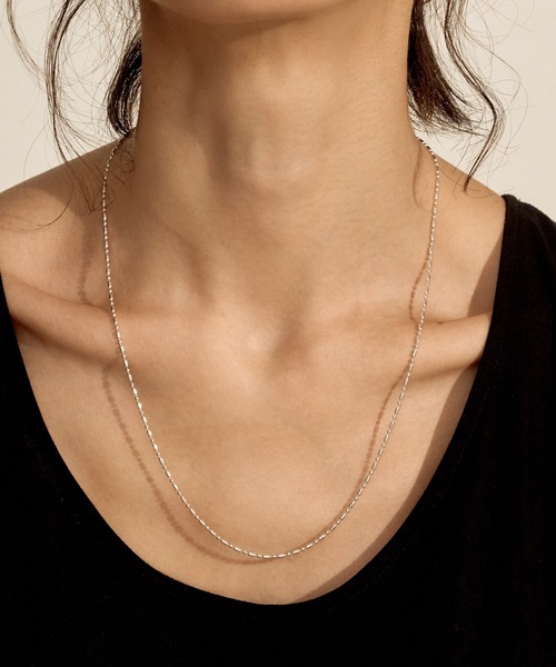 【novice】Ball Bar Chain Necklace［Silver925］（ネックレス）｜novice（ノーヴィス）