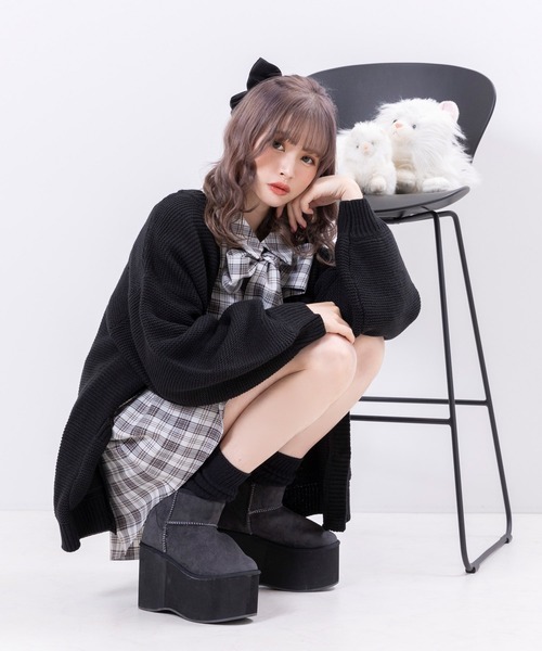 希少！FAD3 ムートンブーツ　サイズ42 セール】超厚底ショートムートンブーツ（ブーツ）｜DearMyLoveRose