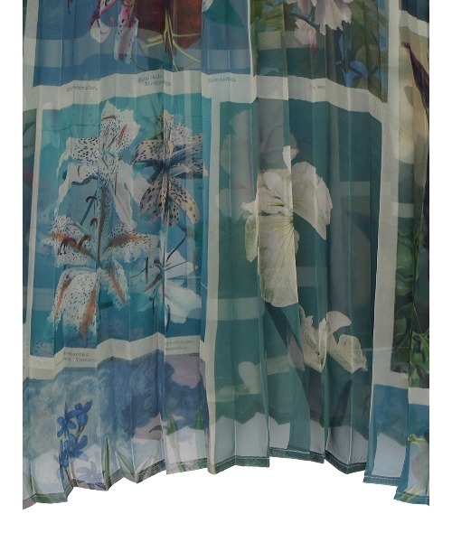 アメリヴィンテージFLOWER PATCHWORK PLEATED SKIRT Ameri（アメリ）の「FLOWER PATCHWORK PLEATED SKIRT（スカート