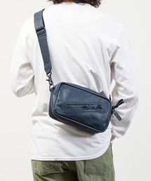 Butler Verner Sails バトラーバーナーセイルズ / Horse leather square zip shoulder bag ホースレザースクエアジップショルダーバッグ ボディバッグ / JA-2427-33