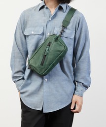 Butler Verner Sails バトラーバーナーセイルズ / Horse leather square zip shoulder bag ホースレザースクエアジップショルダーバッグ ボディバッグ / JA-2427-33