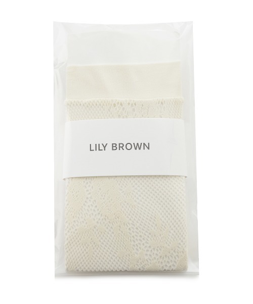 LILY BROWN（リリーブラウン）の「シアーレースハイソックス（ソックス/靴下・レディース・A/B/C/D・FREE）」の8枚目の写真