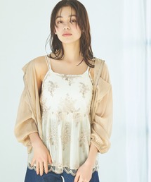 mysty woman | フローラル刺繍チュニック　109769(その他トップス)