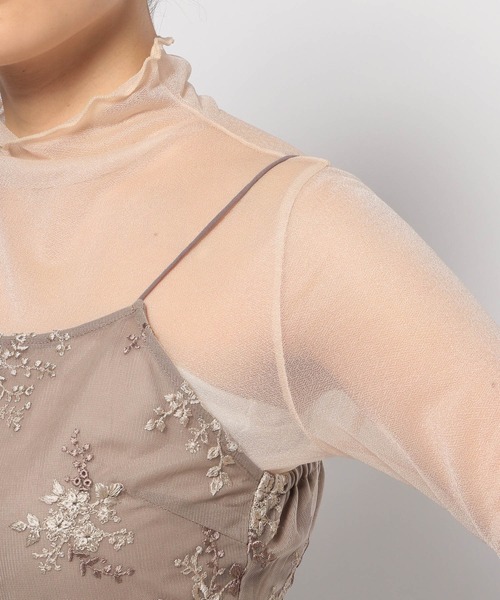 mysty woman(ミスティウーマン)の「フローラル刺繍チュニック 109769(その他トップス・レディース・モカ/ブルー系その他/アイボリー・FREE)」の13枚目の写真