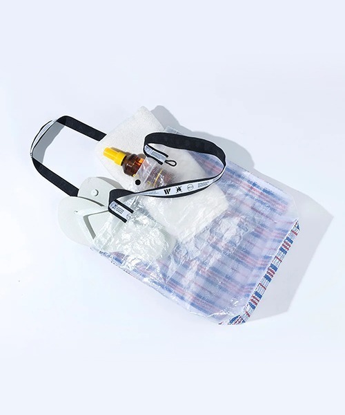 WEEKEND(ER)（ウィークエンダー）の「WEEKEND(ER) ウィークエンダー PE COLOR TOTE BAG（トートバッグ・メンズ・グレー/シルバー・FREE）」の14枚目の写真