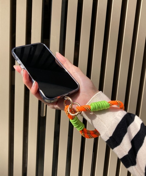 アウトドアロープスマホストラップ（スマホグッズ）｜tolene