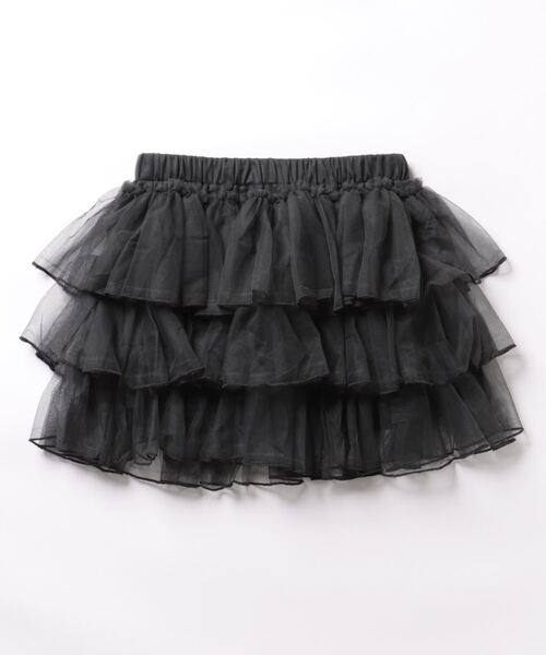 CALMIA(カルミア)の「チュールボリュームスカート/おとな(スカート・レディース・オフホワイト/ブラック・160cm)」の1枚目の写真