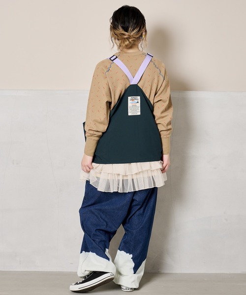 CALMIA(カルミア)の「チュールボリュームスカート/おとな(スカート・レディース・オフホワイト/ブラック・160cm)」の5枚目の写真