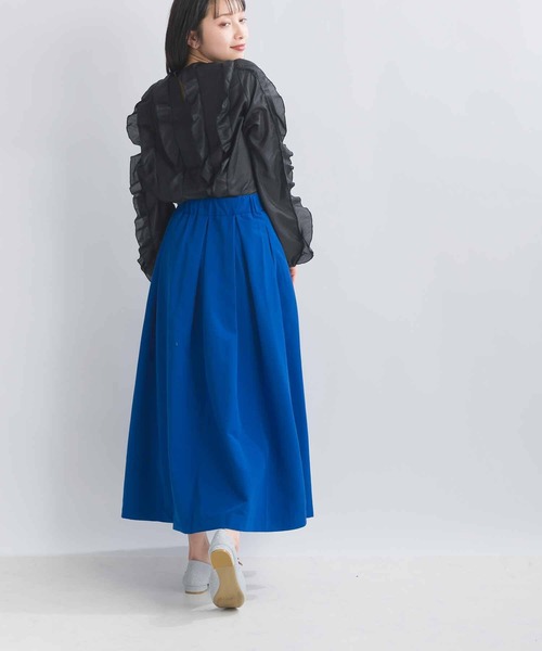 PICCIN（ピッチン）の「フリルシアーブラウス（シャツ/ブラウス・レディース・オフホワイト/ブラック/ラベンダー・M）」の21枚目の写真