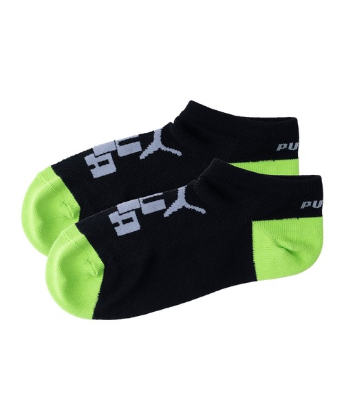 PUMA（プーマ）の「PUMA/プーマ ブランド ロゴ キッズ ボーイズ ソックス 消臭加工 補強 メッシュ くるぶし アンクル 靴下 子供用 3足セット 19cm～23cm（ソックス/靴下・キッズ・マルチ/その他1・19-21cm/21-23cm/23-25cm）」の5枚目の写真