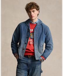 Ralph Lauren スタンドカラー　ブラックデニム　ジャケット ブルゾン POLO RALPH LAUREN（ポロ ラルフ ローレン）の「デニム ショール