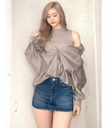 GYDA | 3WAYショルダーオープンシアードッキングシャツ(シャツ/ブラウス)