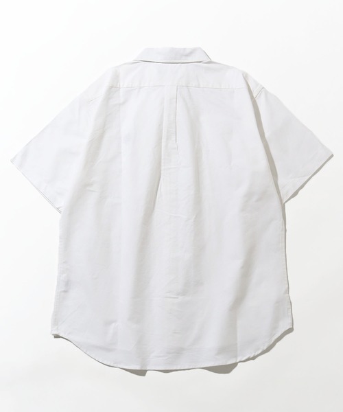 U.S. POLO ASSN.（ユーエスポロアッスン）の「【U.S. POLO ASSN./ユーエスポロアッスン】オックス ワンポイント刺繍 ボタンダウン ショートスリーブシャツ（シャツ/ブラウス・メンズ・ホワイト/インディゴブルー/ストライプ/ライラック/ブルー・M/L/LL）」の7枚目の写真