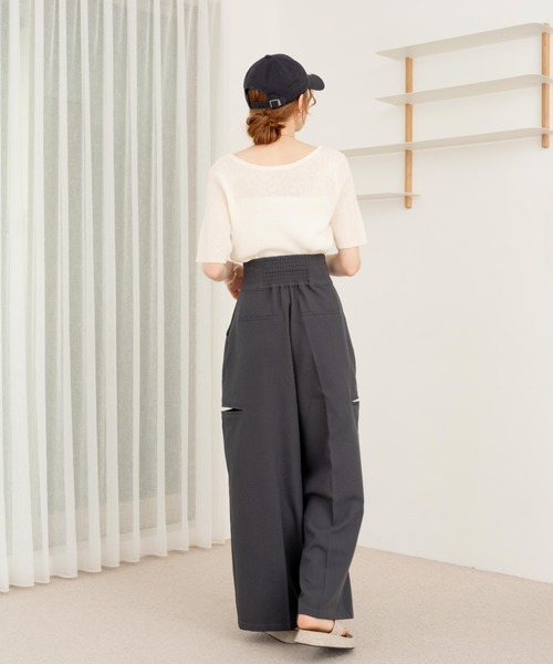 サイドカットアウトパンツ（その他パンツ）｜hinari（ヒナリ）の