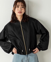 MILLION CARATS | 【調整可能！】微光沢な生地を使用し洗練された印象のドロストコードブルゾン(ブルゾン)