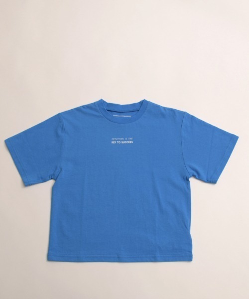 and D. petit main（アンドディープティマイン）の「アソートロゴプリント半袖Tシャツ（Tシャツ/カットソー・キッズ・レッド/エメラルド/ネイビー/ブルー/オフホワイト・130cm/120cm/110cm/100cm/90cm）」の8枚目の写真