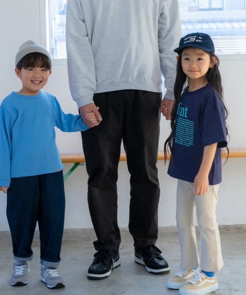 and D. petit main（アンドディープティマイン）の「アソートロゴプリント半袖Tシャツ（Tシャツ/カットソー・キッズ・レッド/エメラルド/ネイビー/ブルー/オフホワイト・130cm/120cm/110cm/100cm/90cm）」の16枚目の写真