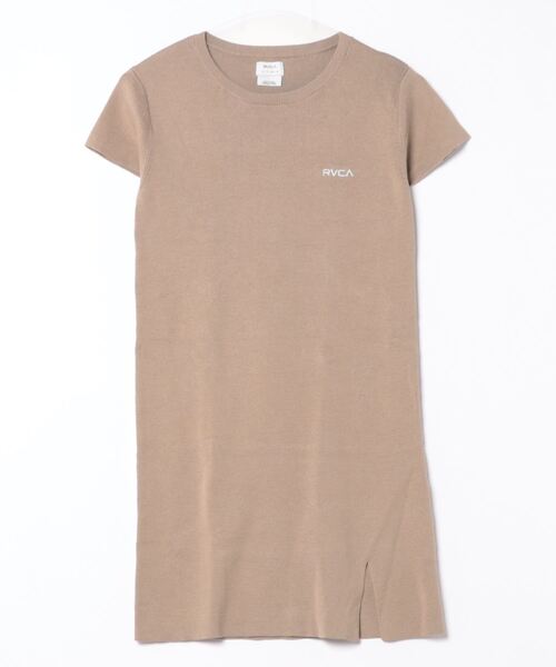 【セール】RVCA レディース MINI RVCA KNIT DRESS ワンピース 【2024年春夏モデル】/ルーカワンポイントロゴワンピース（ワンピース）｜RVCA（ルーカ）