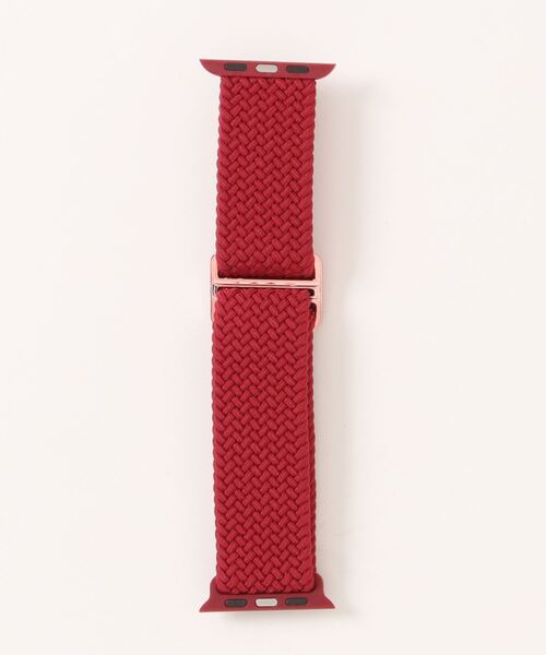 emonique(エモニーク)の「ナイロン編み WOVEN Apple Watch バンド スマートウォッチバンド【38/40/41/42/44/45/49mm対応】(デジタル腕時計・メンズ・ブルー/ピンク系その他/ライラック/ワインレッド/アイボリー/ブラック/アーミー/グレー/ブラック×ホワイト/ブラック×レッド/オレンジ系その他/グレー系その他/グレー×ホワイト/ピンク/レインボー・38/42)」の20枚目の写真
