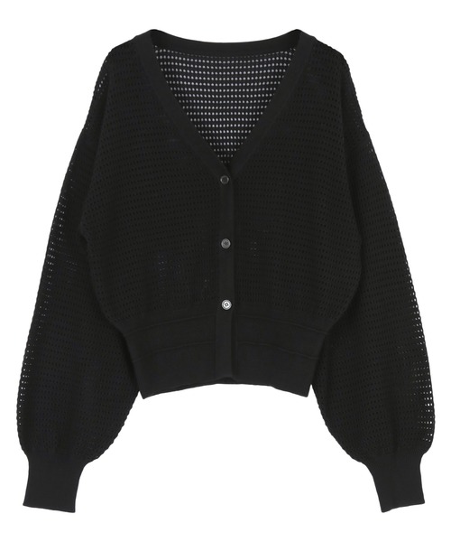 titivate（ティティベイト）の「メッシュニットカーディガン