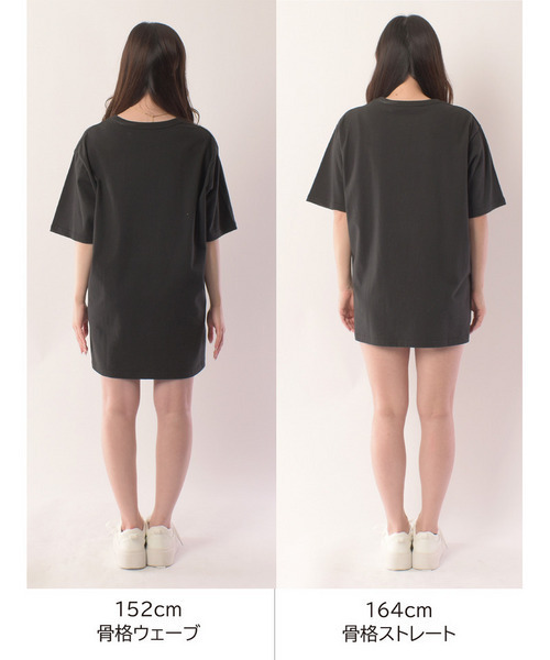 MIIA（ミーア）の「【Disney/バンビ】グラフィックプリントビッグTシャツ（Tシャツ/カットソー・レディース・オフホワイト/ブラック・FREE）」の12枚目の写真
