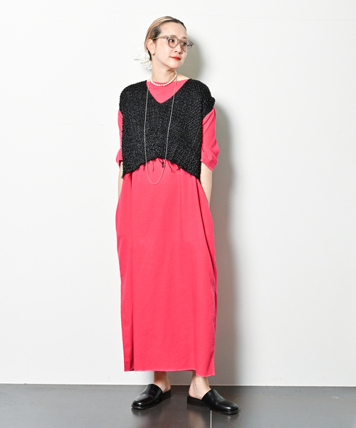 CITYSHOP / シティショップ | 2024SS | VARIATION PLEATS PULLOVER バリエーションプリーツプルオーバー | F | ブラック | レディース CITYSHOP / シティショップ | 2024SS | VARIATION PLEATS PULLOVER