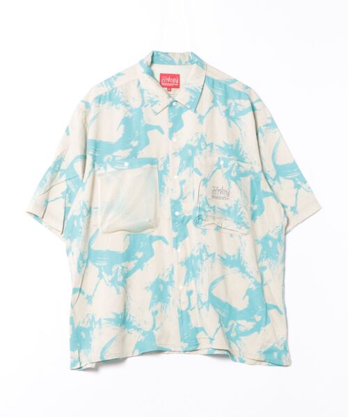Manhattan Portage（マンハッタンポーテージ）の「S/S Aloha Shirt（シャツ/ブラウス・メンズ・ブラック/ベージュ・MEDIUM/LARGE/X-LARGE/SMALL）」の9枚目の写真