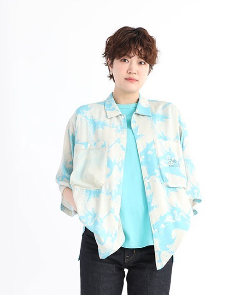 Manhattan Portage（マンハッタンポーテージ）の「S/S Aloha Shirt（シャツ/ブラウス・メンズ・ブラック/ベージュ・MEDIUM/LARGE/X-LARGE/SMALL）」の16枚目の写真