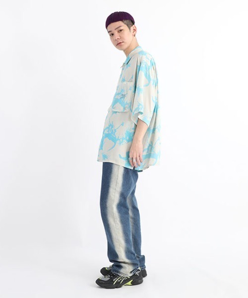 Manhattan Portage（マンハッタンポーテージ）の「S/S Aloha Shirt（シャツ/ブラウス・メンズ・ブラック/ベージュ・MEDIUM/LARGE/X-LARGE/SMALL）」の17枚目の写真