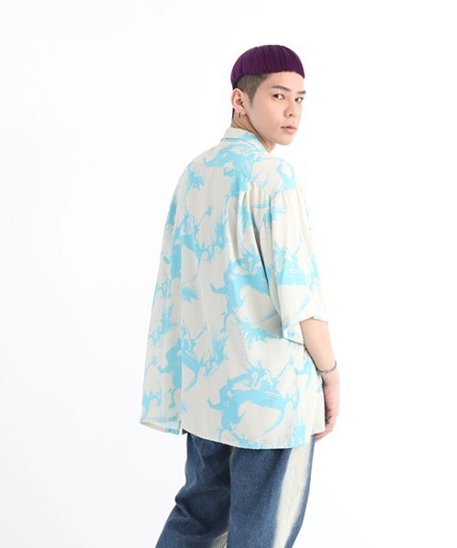 Manhattan Portage（マンハッタンポーテージ）の「S/S Aloha Shirt（シャツ/ブラウス・メンズ・ブラック/ベージュ・MEDIUM/LARGE/X-LARGE/SMALL）」の19枚目の写真