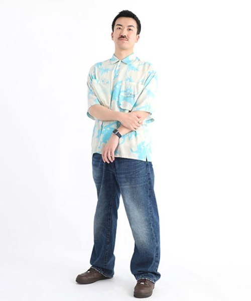 Manhattan Portage（マンハッタンポーテージ）の「S/S Aloha Shirt（シャツ/ブラウス・メンズ・ブラック/ベージュ・MEDIUM/LARGE/X-LARGE/SMALL）」の20枚目の写真