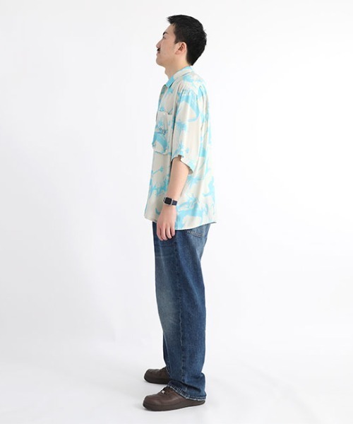 Manhattan Portage（マンハッタンポーテージ）の「S/S Aloha Shirt（シャツ/ブラウス・メンズ・ブラック/ベージュ・MEDIUM/LARGE/X-LARGE/SMALL）」の12枚目の写真