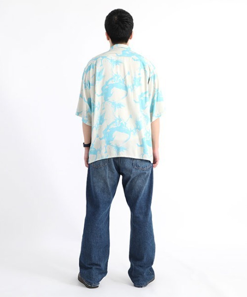 Manhattan Portage（マンハッタンポーテージ）の「S/S Aloha Shirt（シャツ/ブラウス・メンズ・ブラック/ベージュ・MEDIUM/LARGE/X-LARGE/SMALL）」の13枚目の写真