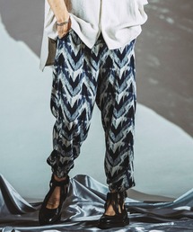 【NO ID.】Glitch Print Balloon Pants / グリッチ プリント バルーン パンツ