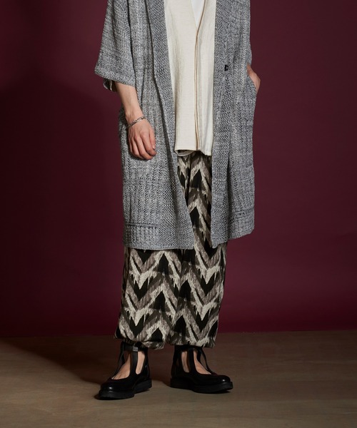 NO ID.（ノーアイディ）の「【NO ID.】Glitch Print Balloon Pants / グリッチ プリント バルーン パンツ（その他パンツ・メンズ・レッド/ブラック/ネイビー・1/2）」の9枚目の写真