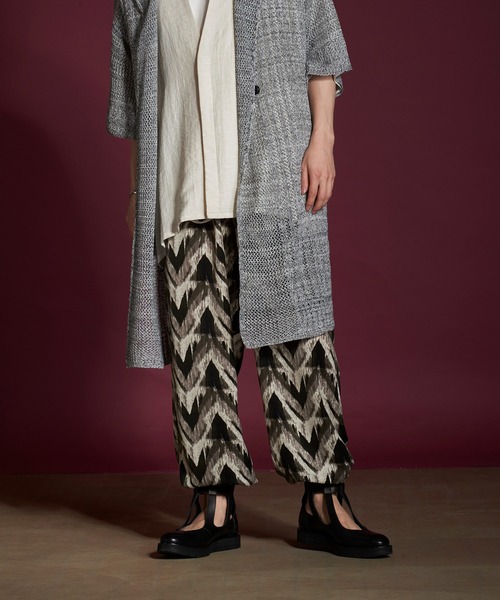 NO ID.（ノーアイディ）の「【NO ID.】Glitch Print Balloon Pants / グリッチ プリント バルーン パンツ（その他パンツ・メンズ・レッド/ブラック/ネイビー・1/2）」の10枚目の写真