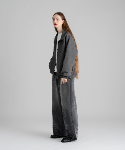 WISH FOR EVER(ウィッシュフォーエバー)の「WIND PROOF GRADATION TRACK JACKET/ ウインドプルーフグラデーショントラックジャケット(ブルゾン・メンズ・オリーブ/チャコール・LARGE/MEDIUM)」の14枚目の写真