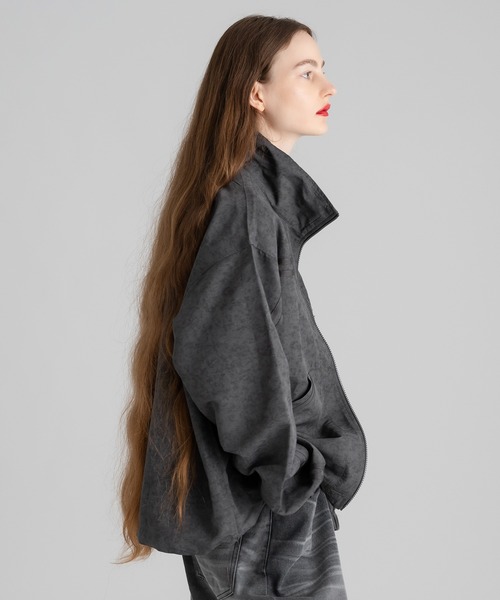 WISH FOR EVER(ウィッシュフォーエバー)の「WIND PROOF GRADATION TRACK JACKET/ ウインドプルーフグラデーショントラックジャケット(ブルゾン・メンズ・オリーブ/チャコール・LARGE/MEDIUM)」の20枚目の写真