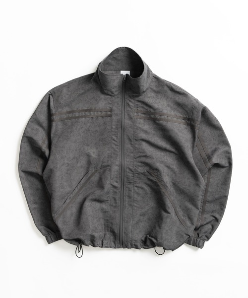 WISH FOR EVER(ウィッシュフォーエバー)の「WIND PROOF GRADATION TRACK JACKET/ ウインドプルーフグラデーショントラックジャケット(ブルゾン・メンズ・オリーブ/チャコール・LARGE/MEDIUM)」の9枚目の写真