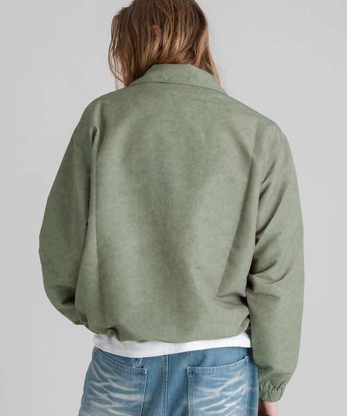 WISH FOR EVER(ウィッシュフォーエバー)の「WIND PROOF GRADATION TRACK JACKET/ ウインドプルーフグラデーショントラックジャケット(ブルゾン・メンズ・オリーブ/チャコール・LARGE/MEDIUM)」の11枚目の写真