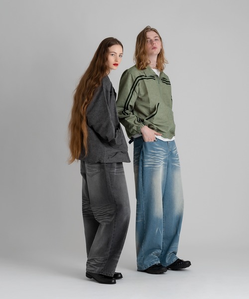 WISH FOR EVER(ウィッシュフォーエバー)の「WIND PROOF GRADATION TRACK JACKET/ ウインドプルーフグラデーショントラックジャケット(ブルゾン・メンズ・オリーブ/チャコール・LARGE/MEDIUM)」の12枚目の写真