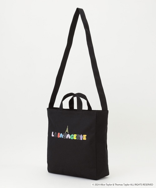 LA BAGAGERIE(ラバガジェリー)の「BARBAPAPA×LA BAGAGERIE バーバパパコラボ 2WAYバッグ M(エコバッグ/サブバッグ・レディース・ナチュラル/ネイビー/ブラック・FREE)」の12枚目の写真