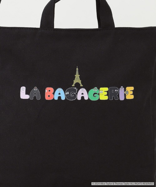 LA BAGAGERIE(ラバガジェリー)の「BARBAPAPA×LA BAGAGERIE バーバパパコラボ 2WAYバッグ M(エコバッグ/サブバッグ・レディース・ナチュラル/ネイビー/ブラック・FREE)」の16枚目の写真