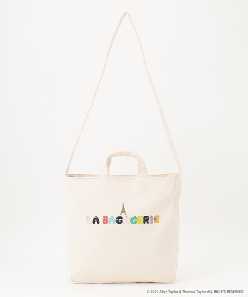 LA BAGAGERIE(ラバガジェリー)の「BARBAPAPA×LA BAGAGERIE バーバパパコラボ 2WAYバッグ M(エコバッグ/サブバッグ・レディース・ナチュラル/ネイビー/ブラック・FREE)」の21枚目の写真